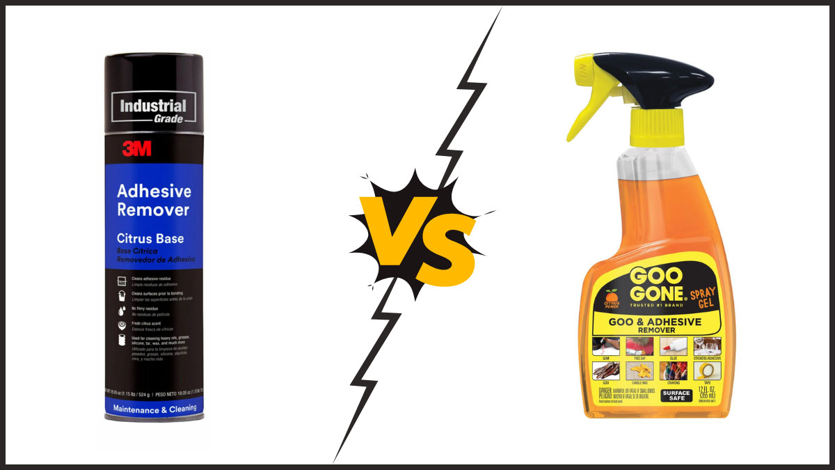 3M Adhesive Remover vs Goo Gone