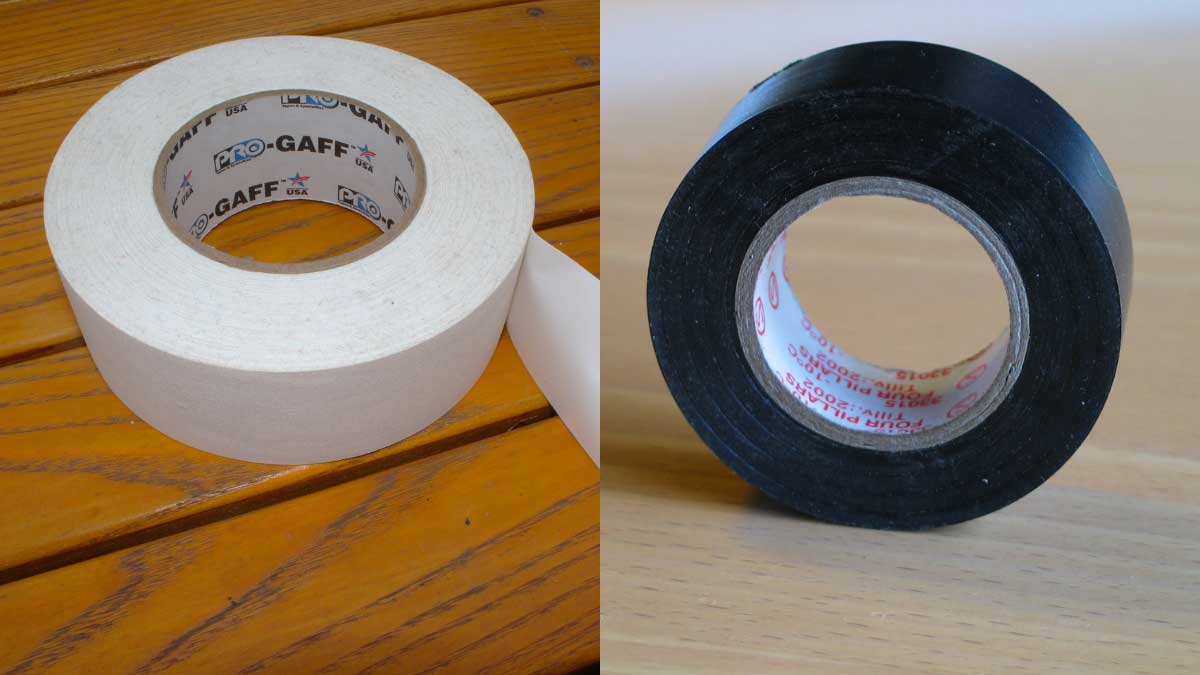 Gaffer Tape vs Electrical Tape