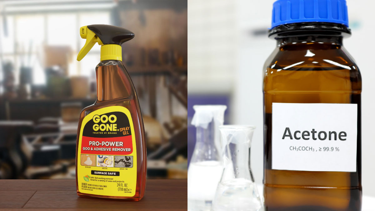 Goo Gone vs Acetone