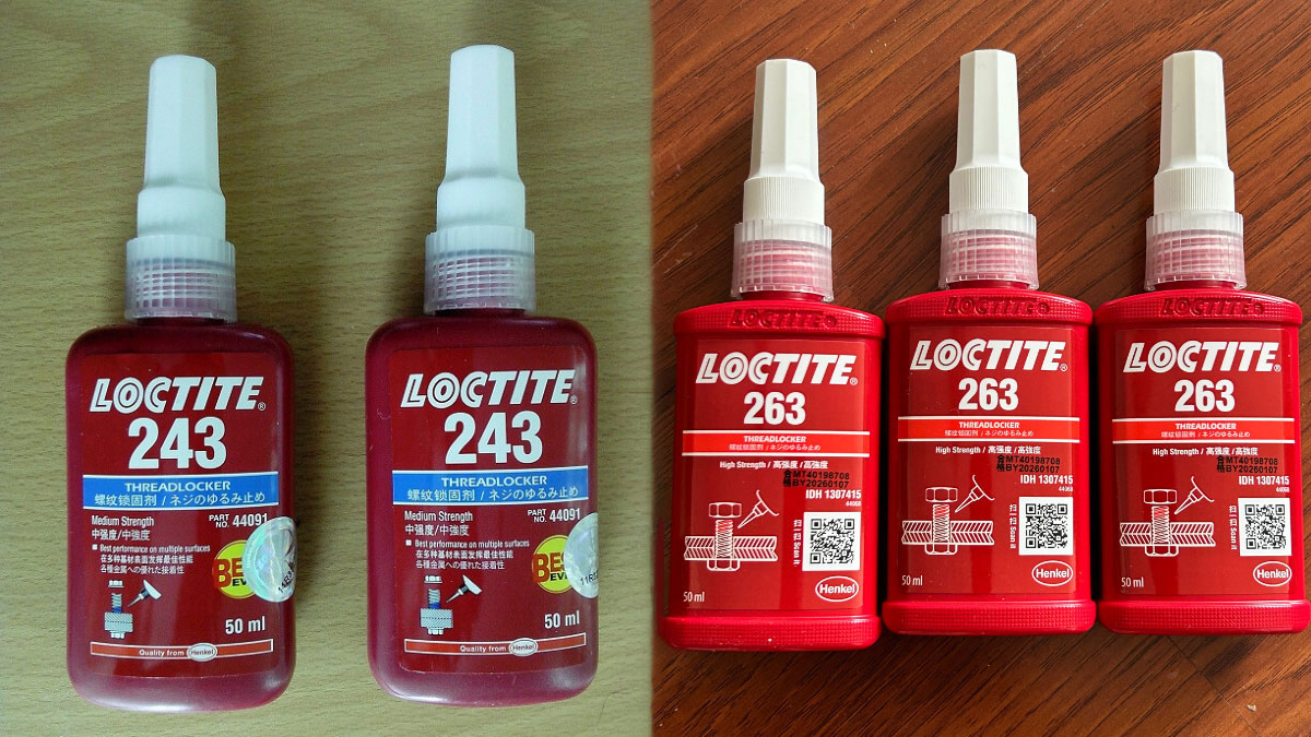 Loctite 243 vs 263