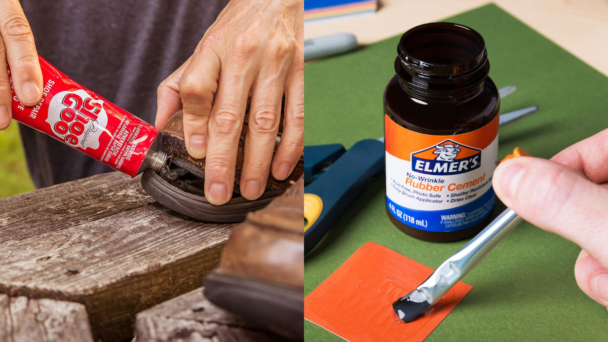 Shoe Goo vs Rubber Cement