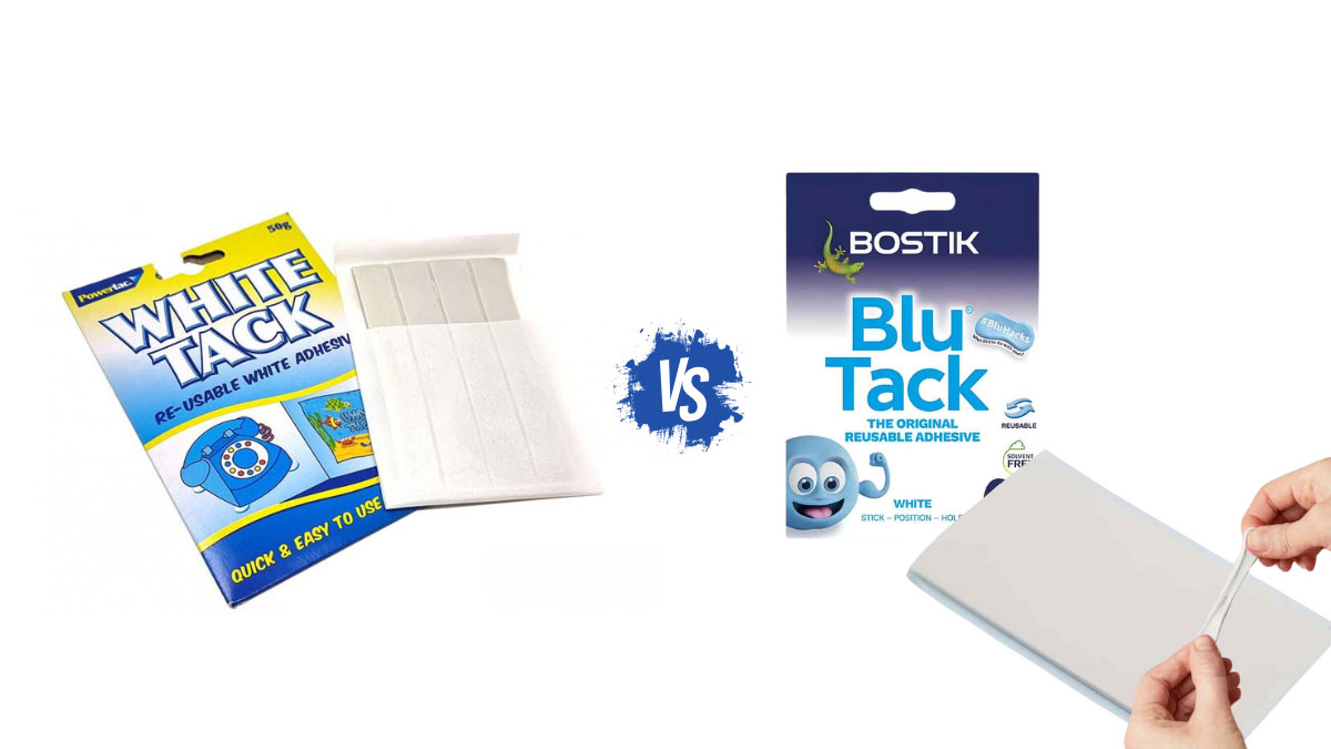 White Tack vs Blu Tack