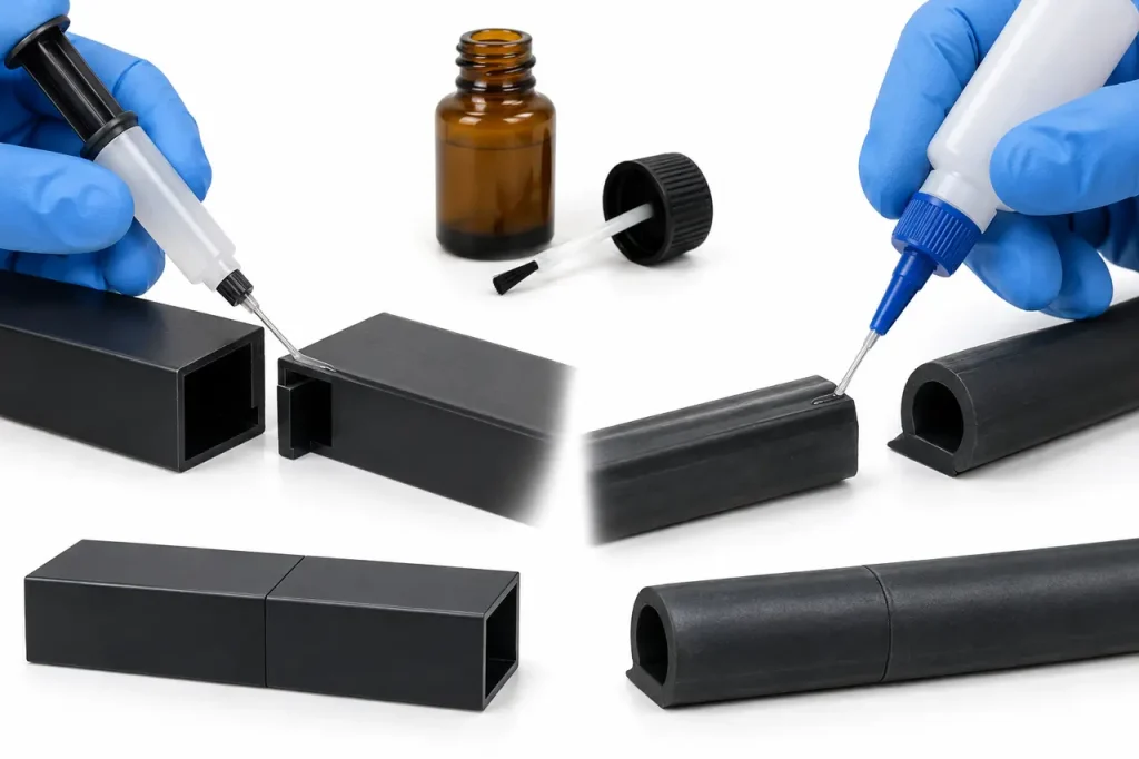 Loctite 401 vs 406 — material selection