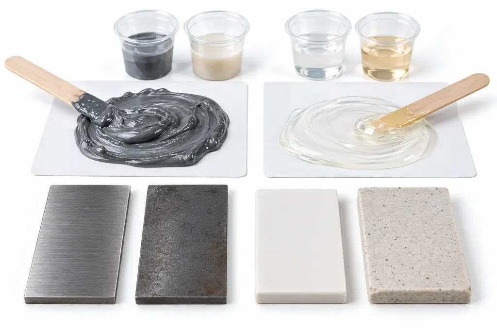 J-b weld vs epoxy — material selection