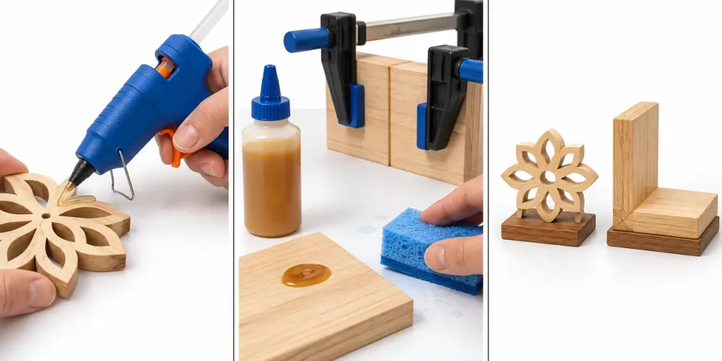 Hot glue vs gorilla glue — material selection