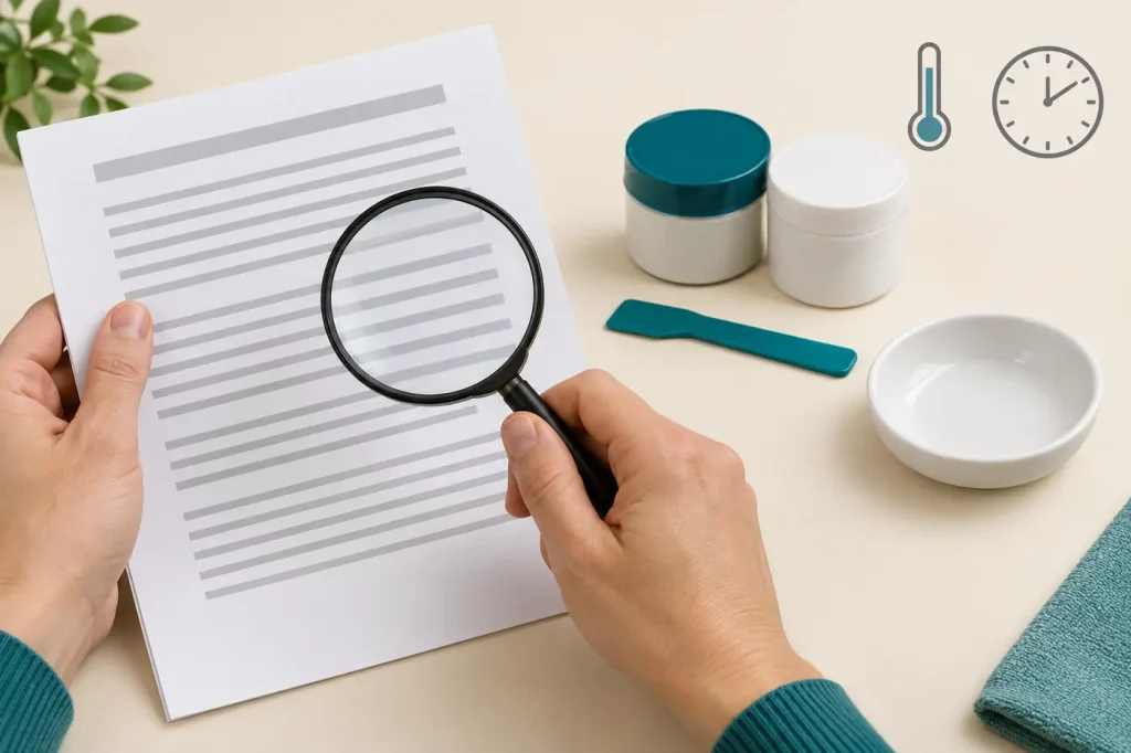 Checking exact epoxy documentation for food contact approval and cure conditions