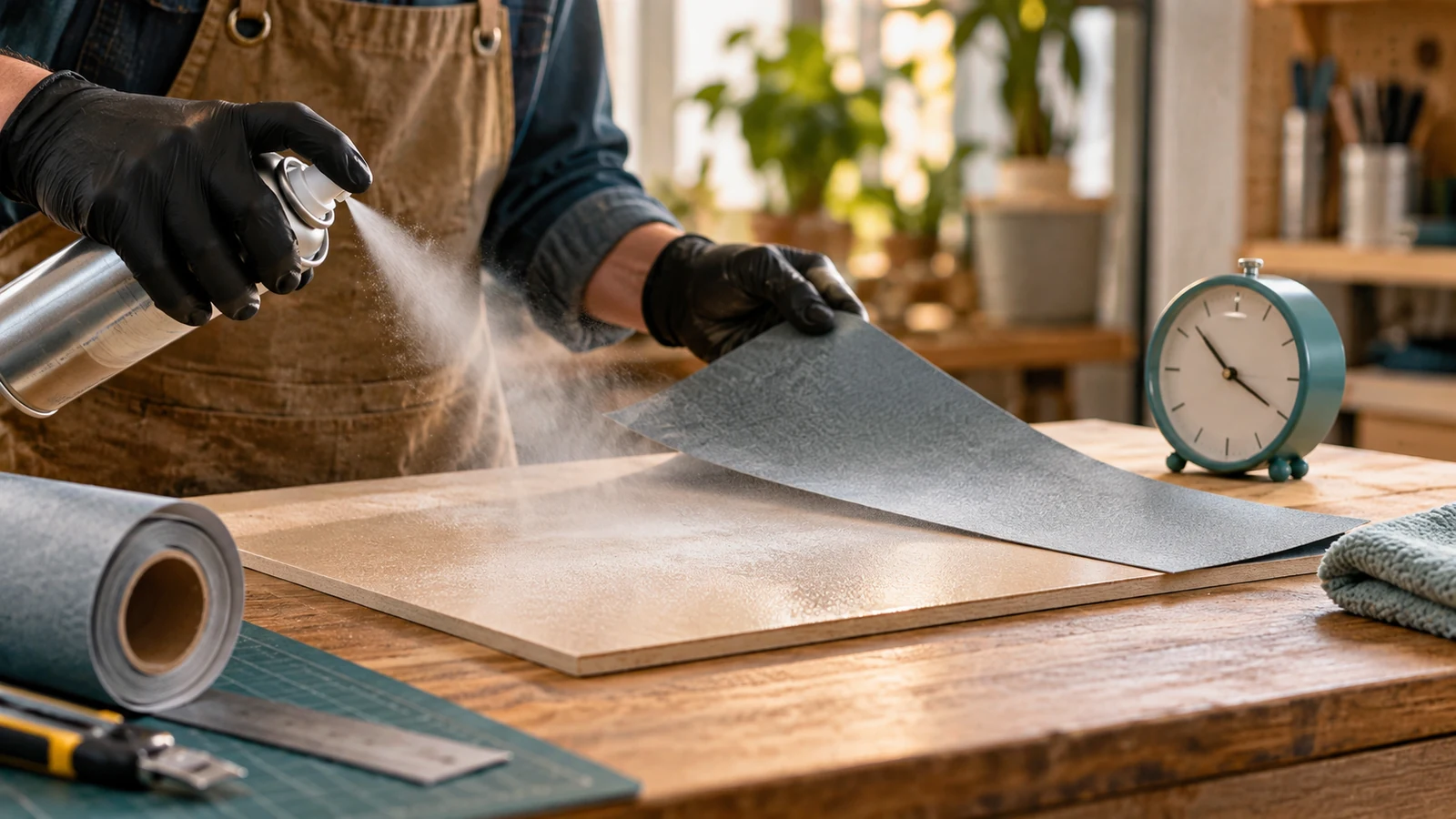 How Long Does Spray Adhesive Take to Dry? Timing Guide