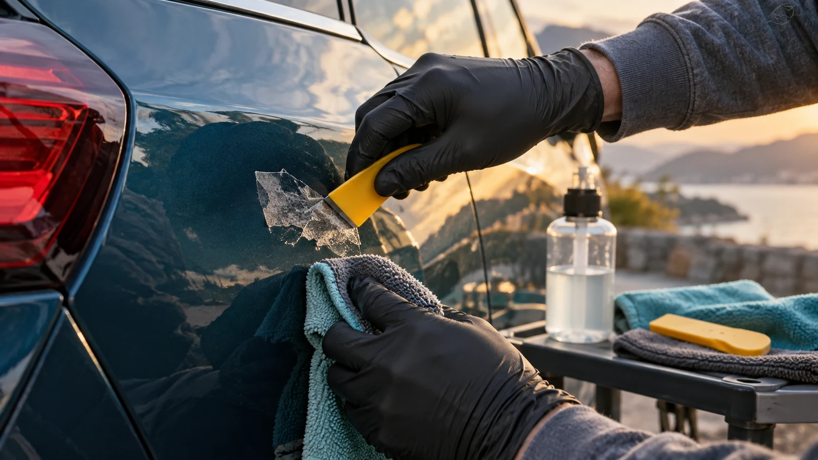 How to Remove Adhesive From Car Paint Safely