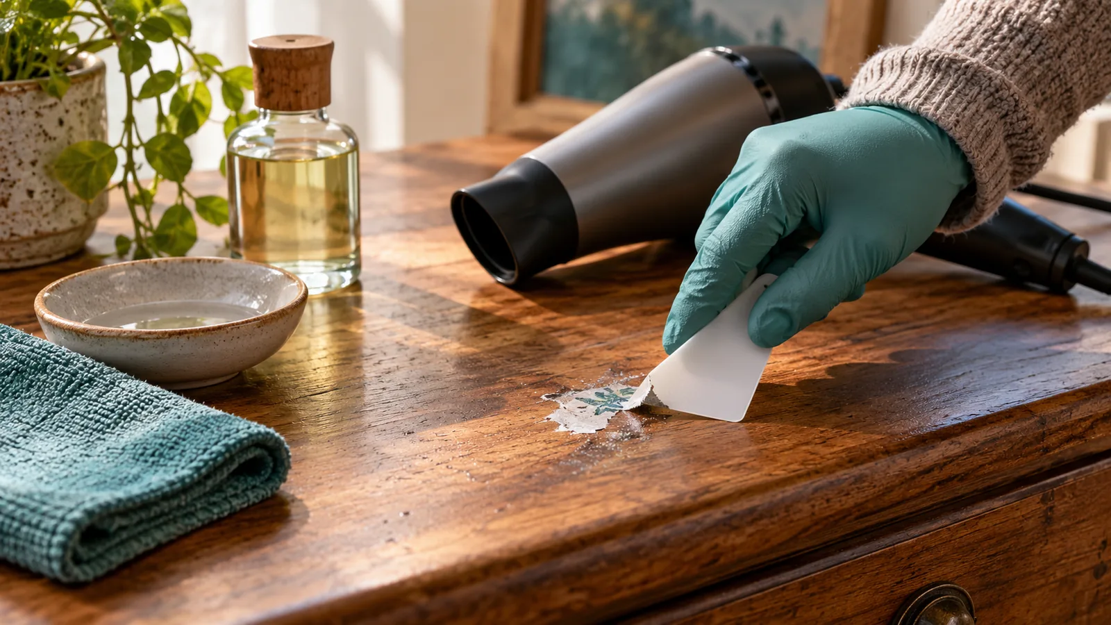 How to Remove Sticker Residue from Wood Safely